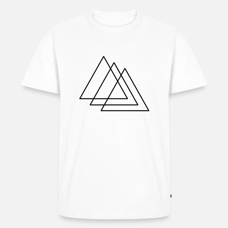 Trinity - Men's Premium Organic T-Shirt - white