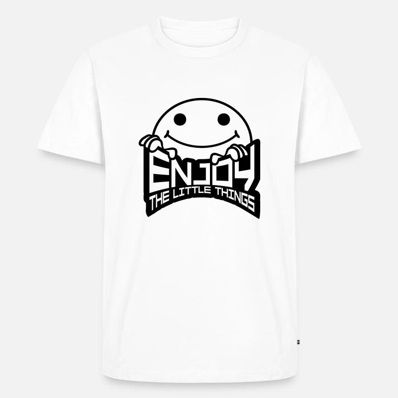 Die kleinen Dinge - Männer Premium Bio T-Shirt - Weiß