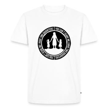 I have two daughters - Men's Premium Organic T-Shirt - white - Front - Nico (187cm)