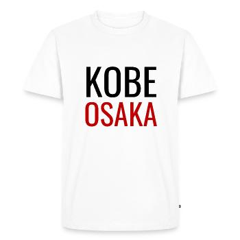 Kobe Osaka Design Japon - T-shirt Premium bio Homme - blanc - Devant - Nico (187cm)