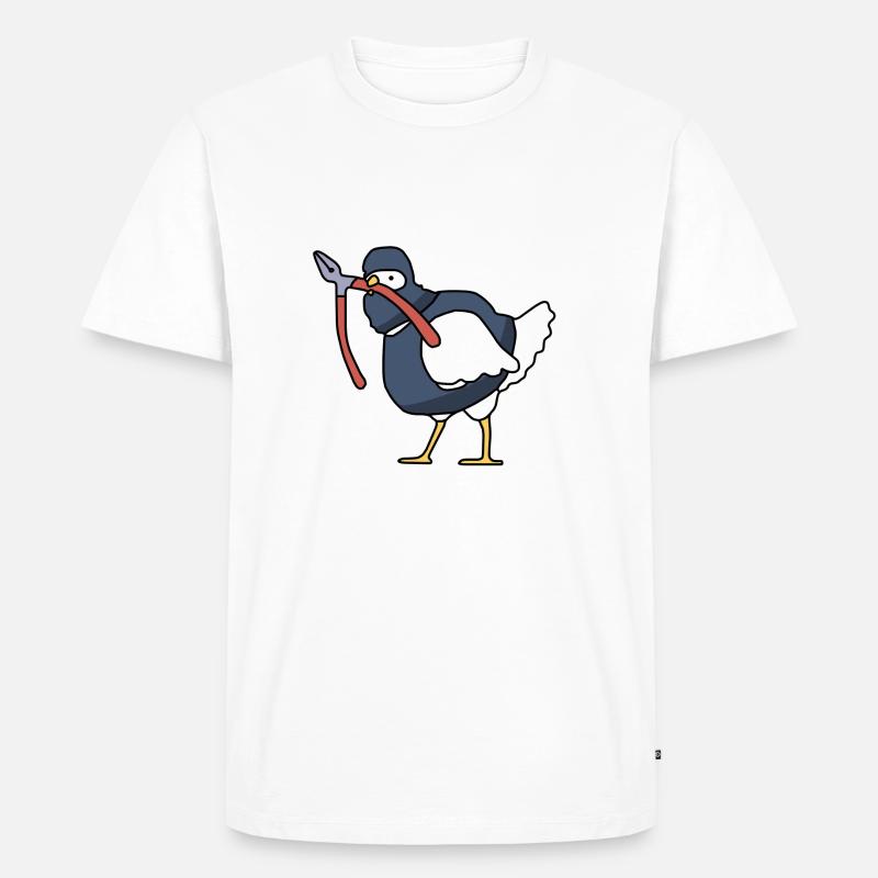 CS:GO CT Duck Defuse - Männer Premium Bio T-Shirt - Weiß