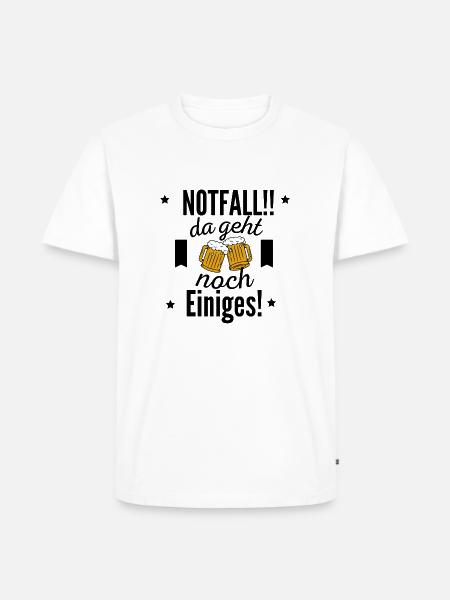 Notfall! da geht noch was! - Männer Premium Bio T-Shirt - Weiß