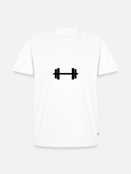 Lifting Club Tshirt - Männer Premium Bio T-Shirt - Weiß