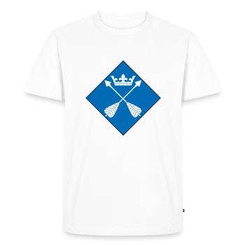 Dalécarlie - T-shirt Premium bio Homme - blanc - Devant - Nico (187cm)