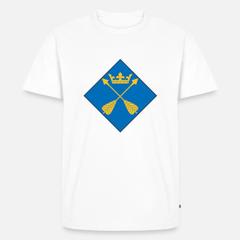 Dalarna - Männer Premium Bio T-Shirt - Weiß