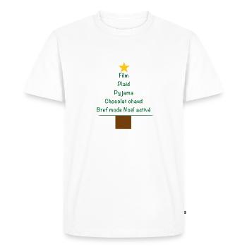Noel christmas - Men's Premium Organic T-Shirt - white - Front - Nico (187cm)