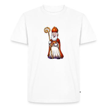 Saint Nicolas - T-shirt Premium bio Homme - blanc - Devant - Nico (187cm)