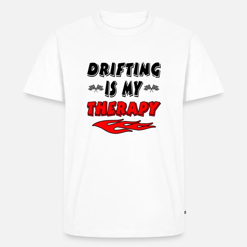 Auto - Männer Premium Bio T-Shirt - Weiß