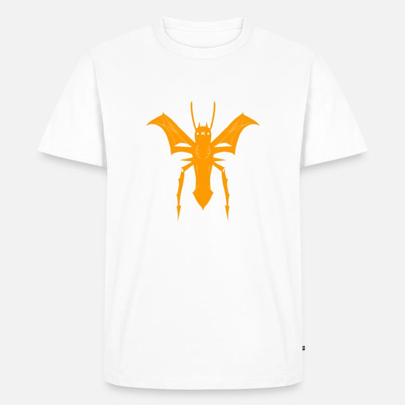 Fliegende Spinne - Männer Premium Bio T-Shirt - Weiß