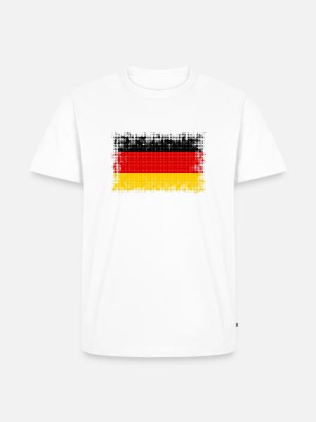 Deutschland - Männer Premium Bio T-Shirt - Weiß