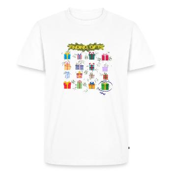 Trouver des cadeaux - T-shirt Premium bio Homme - blanc - Devant - Nico (187cm)