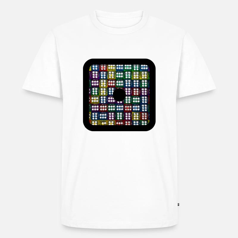 Cubesss 2 - Männer Premium Bio T-Shirt - Weiß