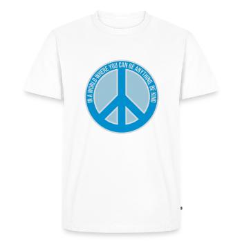 Vous pouvez être gentil - T-shirt Premium bio Homme - blanc - Devant - Nico (187cm)