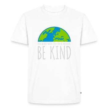 Vous pouvez être gentil - T-shirt Premium bio Homme - blanc - Devant - Nico (187cm)