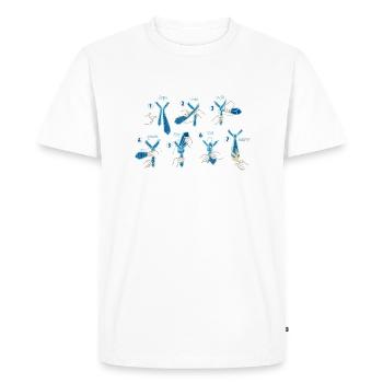 Tie Your Tie - Men's Premium Organic T-Shirt - white - Front - Nico (187cm)