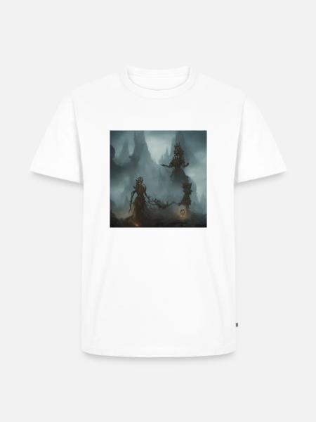 BlackWhite & more - Männer Premium Bio T-Shirt - Weiß