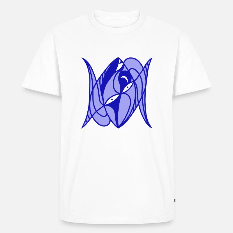 Metamorphose. Evolutionäre Verwandlung - Männer Premium Bio T-Shirt - Weiß