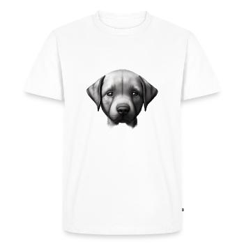 Propriétaire de chien Golden Retriever Chien Chiot Chiens - T-shirt Premium bio Homme - blanc - Devant - Nico (187cm)