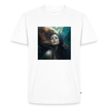 Beautiful Mermaid - Mermaid in the Ocean - Men's Premium Organic T-Shirt - white - Front - Nico (187cm)
