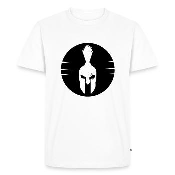 Spartiates - T-shirt Premium bio Homme - blanc - Devant - Nico (187cm)