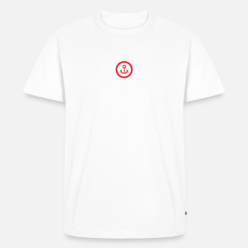 Brunsbüttel - Männer Premium Bio T-Shirt - Weiß