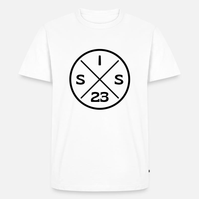 Schwester 2023 - Männer Premium Bio T-Shirt - Weiß