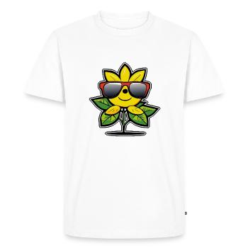 Dessin animé Citron - T-shirt Premium bio Homme - blanc - Devant - Nico (187cm)