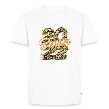 SENIOR 2022 - Men's Premium Organic T-Shirt - white - Front - Nico (187cm)