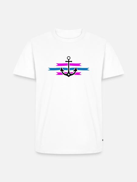 ancre - T-shirt Premium bio Homme - blanc