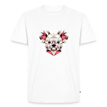 Koala // koala - Men's Premium Organic T-Shirt - white - Front - Nico (187cm)
