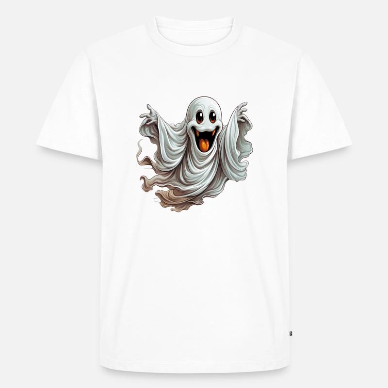 Geister, Übernatürliche Wesen oder Einbildung? - Männer Premium Bio T-Shirt - Weiß