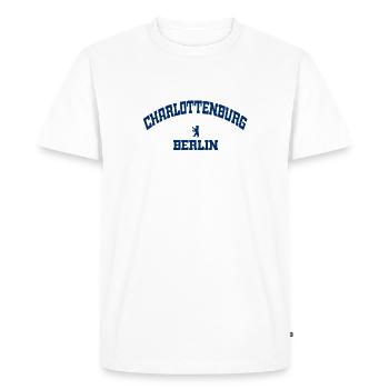Charlottenburg - Berlin - Deutschland - Allemagne - T-shirt Premium bio Homme - blanc - Devant - Nico (187cm)