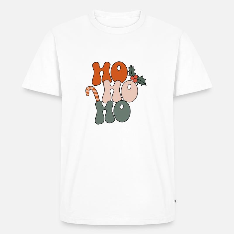 Hoho - Männer Premium Bio T-Shirt - Weiß