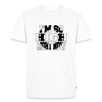 Astronomie Bday anniversaire cadeau astronomie Tshirt - T-shirt Premium bio Homme - blanc - Devant - Nico (187cm)