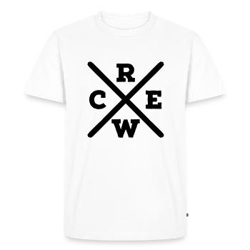 Crew - Men's Premium Organic T-Shirt - white - Front - Nico (187cm)
