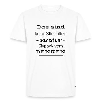 Funny gift ideas - Men's Premium Organic T-Shirt - white - Front - Nico (187cm)
