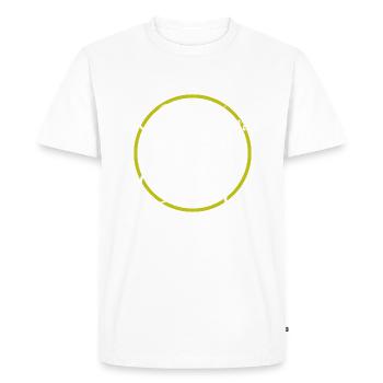 idée de cadeau d’anniversaire blague géniale - T-shirt Premium bio Homme - blanc - Devant - Nico (187cm)