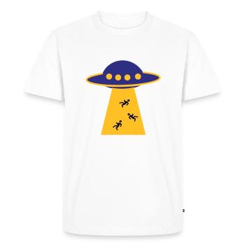 OVNI - T-shirt Premium bio Homme - blanc - Devant - Nico (187cm)