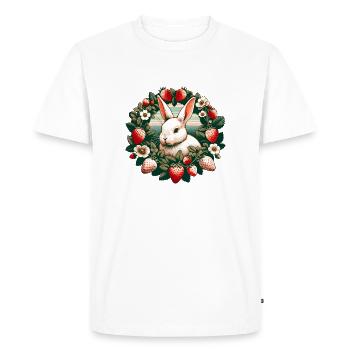 Bunny Rabbit - Men's Premium Organic T-Shirt - white - Front - Nico (187cm)
