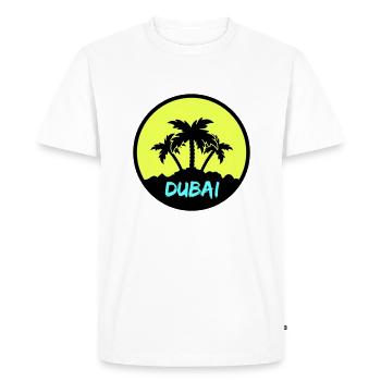 Dubai - Men's Premium Organic T-Shirt - white - Front - Nico (187cm)