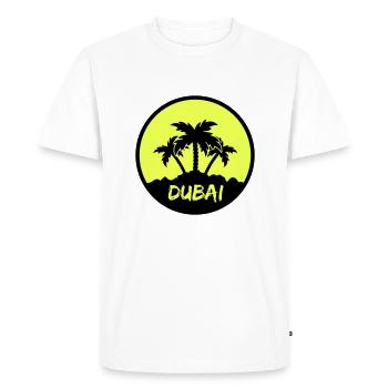 Dubai - Men's Premium Organic T-Shirt - white - Front - Nico (187cm)