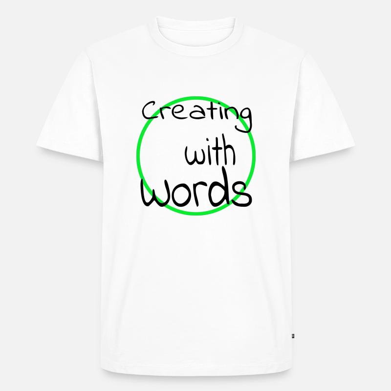 imagination artistic exploration - Männer Premium Bio T-Shirt - Weiß