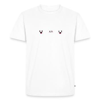 L’équipage de Ghost Boo - T-shirt Premium bio Homme - blanc - Devant - Nico (187cm)