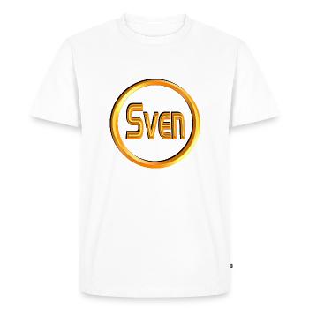 Sven2 - T-shirt Premium bio Homme - blanc - Devant - Nico (187cm)