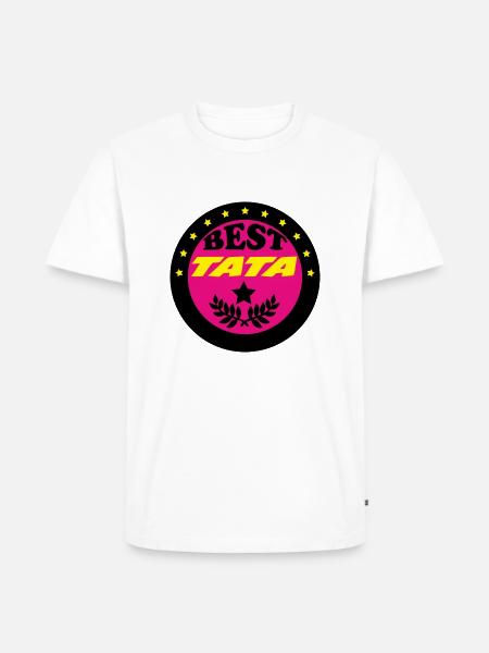 BEST TATA - T-shirt Premium bio Homme - blanc
