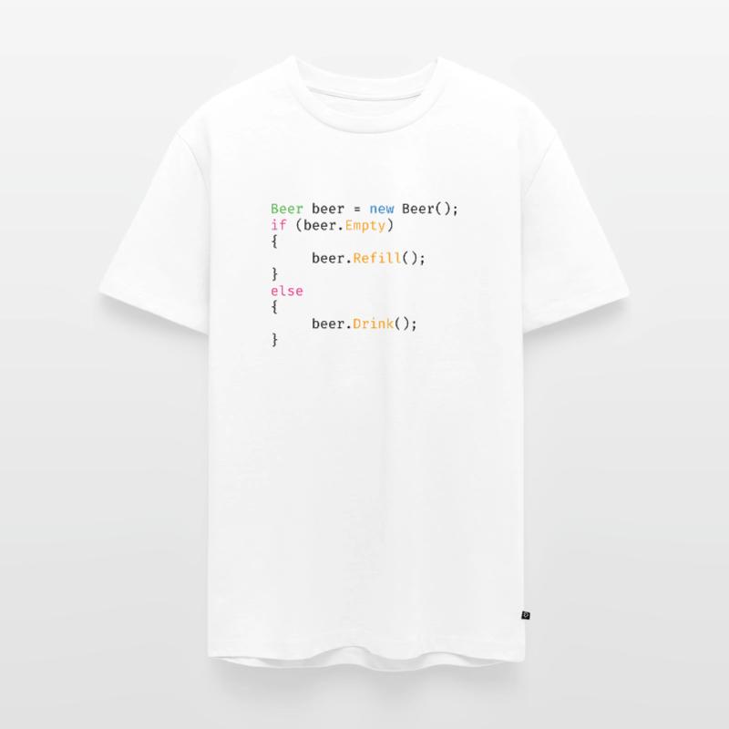BeerCode Männer Premium Bio T-Shirt