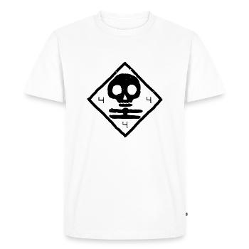 Mort blanche Finlande - T-shirt Premium bio Homme - blanc - Devant - Nico (187cm)