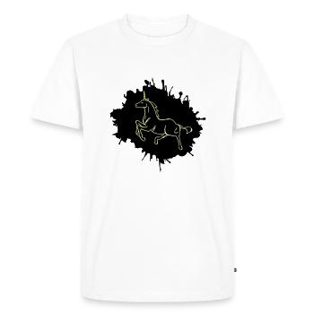 Unicorn blobs - Men's Premium Organic T-Shirt - white - Front - Nico (187cm)