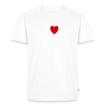 I love Climbing - Men's Premium Organic T-Shirt - white - Front - Nico (187cm)