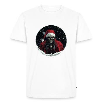 Dark Santa: Christmas with a difference! - Men's Premium Organic T-Shirt - white - Front - Nico (187cm)